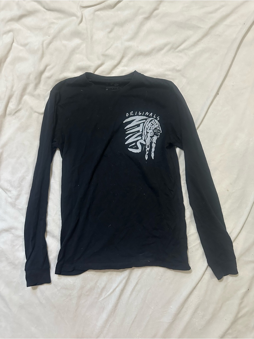Black Long-Sleeve Graphic Shirt - Originals Design